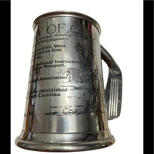 History of Golf Pulgrim Pewter Mug